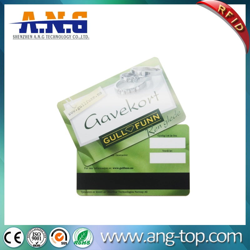 RFID PVC Standard Cr80 Smart Card with Magnetic Stripe