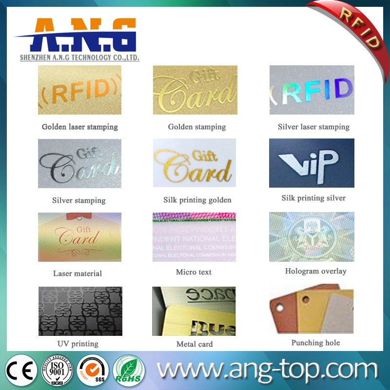 Customized Plastic PVC Printable RFID Fitness Loyalty Card