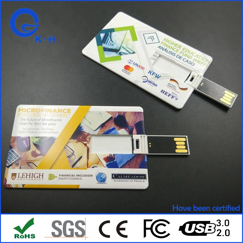 Classic Credit Card U Disk 16GB USB Flash Memory for Wedding Gift